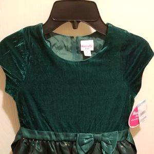 Velvet and tulle dress